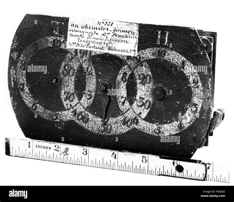 FRANKLIN: ODOMETER, c1775./nOdometer built by Benjamin Franklin, c1775 ...