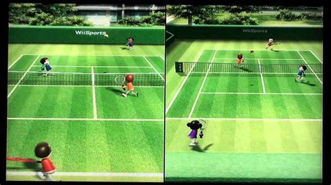 Wii Sports Tennis Joseph Vs Zachary March 20 2012 Youtube