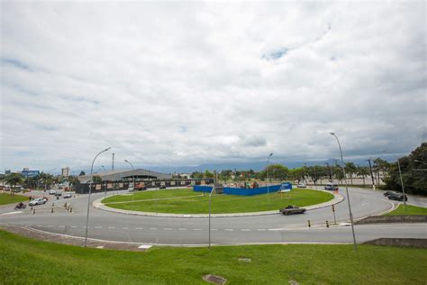 Início das obras da rotatória Parceria Banco de Imagens Prefeitura PG