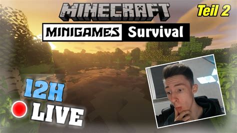 Stunden Stream Teil Bau Einer K Rbisinsel Minecraft Survival Mit