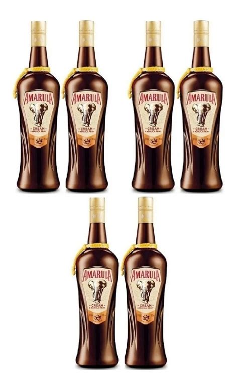 Licor Amarula Caixa 06 Garrafas 750ml Original Parcelamento Sem Juros