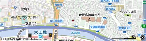 大阪府大阪市北区西天満2丁目の地図 住所一覧検索｜地図マピオン