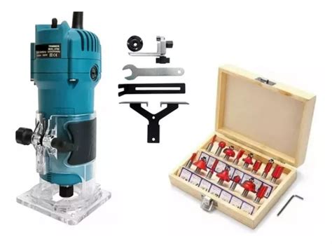 Kit Tupia Manual Laminadora 700w Jogo Fresas Potente Parcelamento