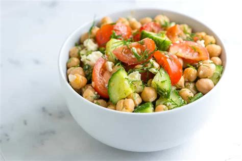 Simple Chickpea Salad With Lemon And Dill Tasty Made Simple