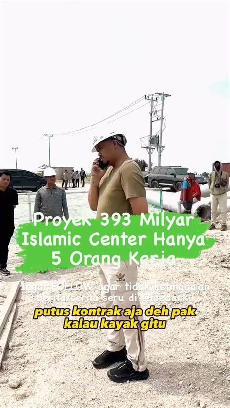 Islamic Center Medan Proyek Rp 393 Milyar Baru 5 Orang Medan Ku