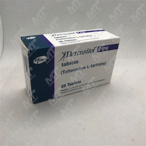 Detrusitol 2mg Tab Tolterodine L Tartrate Memon Traders