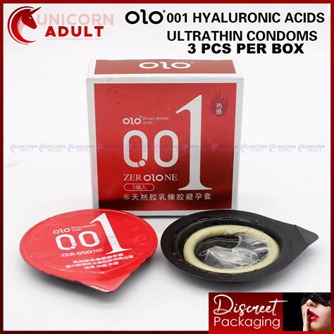 Unicorn Adult Olo Hyaluronic Acid Ultra Thin Condoms Small Pack