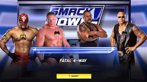 Wwe K Brock Lesnar Vs The Rock Vs Rey Mysterio Vs Big Show