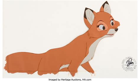 The Fox And The Hound Vixey Production Cel Walt Disney 1981 Lot 97133 Heritage Auctions