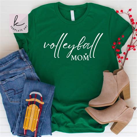 Handwritten Volleyball Mom Svg Volleyball Mama Shirt Design Files For Cricut Cut File