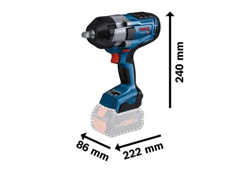 Gds 18v 1000 Atornillador De Impacto A Batería Bosch Professional