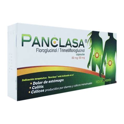 Panclasa 80 Mg 80 Mg Cápsulas 20 Pzas Walmart