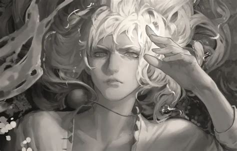 Wallpaper look, art, Anime, guy, Anime, Berserk, Griffith, The White ...