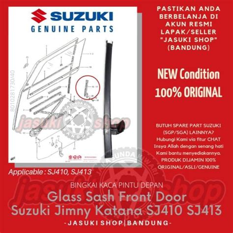 Promo Sash Plat Regulator Kaca Pintu Suzuki Jimny Katana Sj410 Diskon