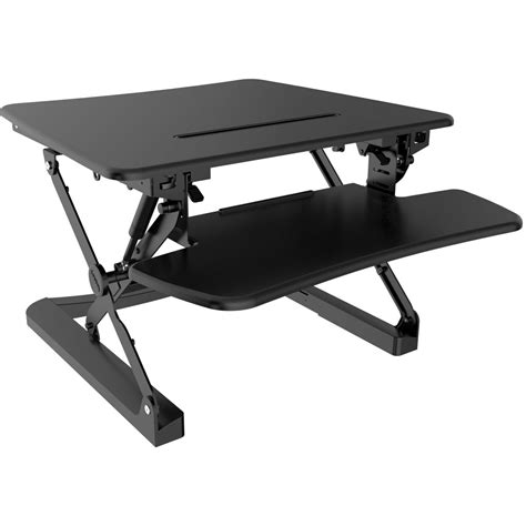 FlexiSpot Height-Adjustable Standing Desk Riser With Removable Keyboar ...