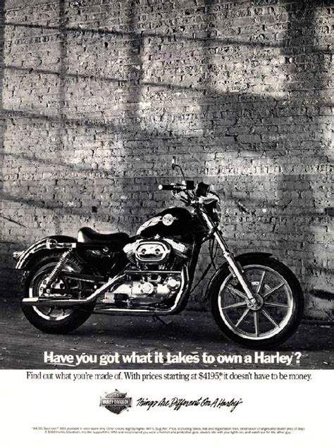 Harley Davidson Magazine Ads From 1980s