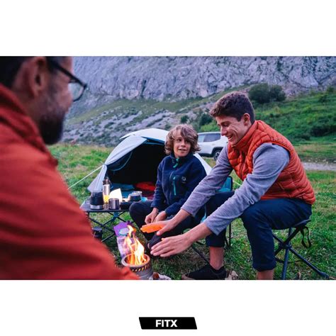 QUECHUA MH100 Fresh & Black 3 Nəfərlik Kamp Çadırı - Fitx.az