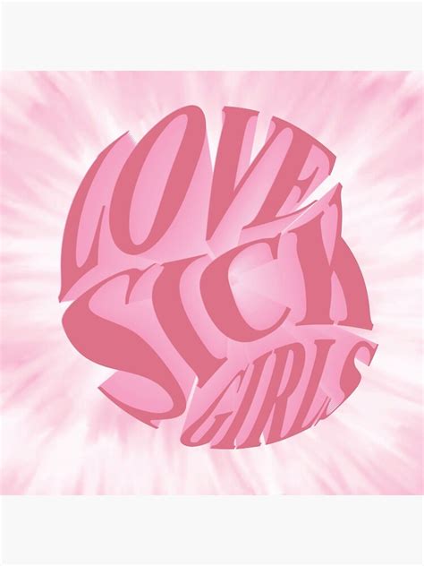 Lovesick Girls Sticker For Sale By Saburiee Redbubble