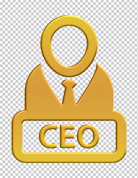 Ceo Icon Chief Executive Officer Icon Business Icon Png Clipart