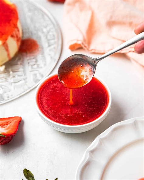 Easy Strawberry Coulis Eat Love Namaste