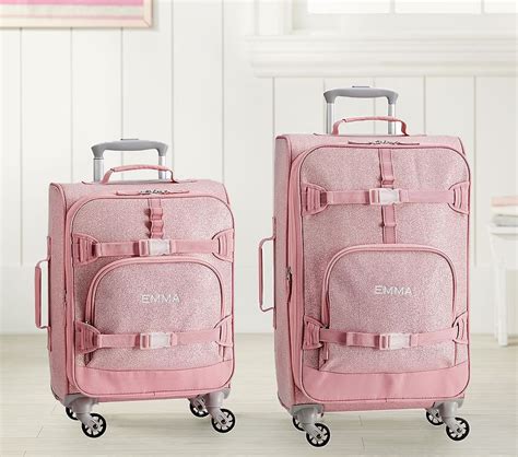 Mackenzie Pink Sparkle Glitter Kids Suitcase | Kids suitcase, Pink sparkle, Cute suitcases