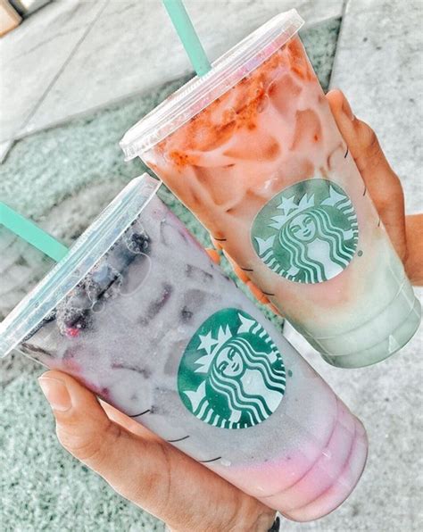 These Starbucks Drinks Look So Yummy Blackberry Peach Macha