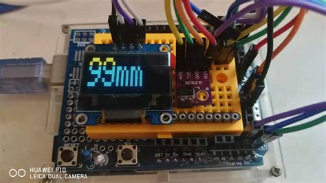 【雕爷学编程】arduino动手做（158） Vl53l0x激光测距模块3 Makelog造物记