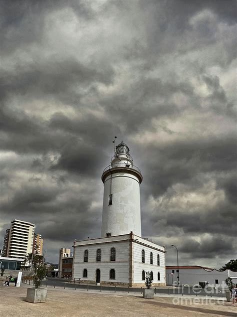 La Farola Lighthouse Malaga Photograph By Mary Machare Fine Art America