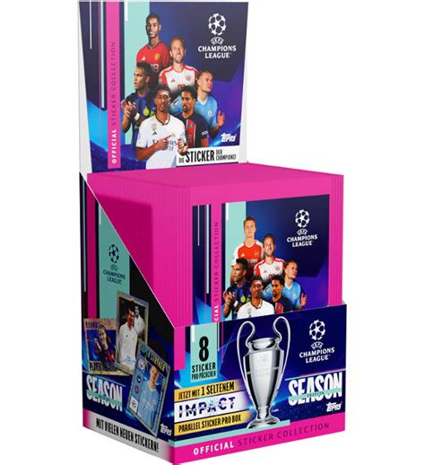 Topps Champions League Stickers Box With Packets