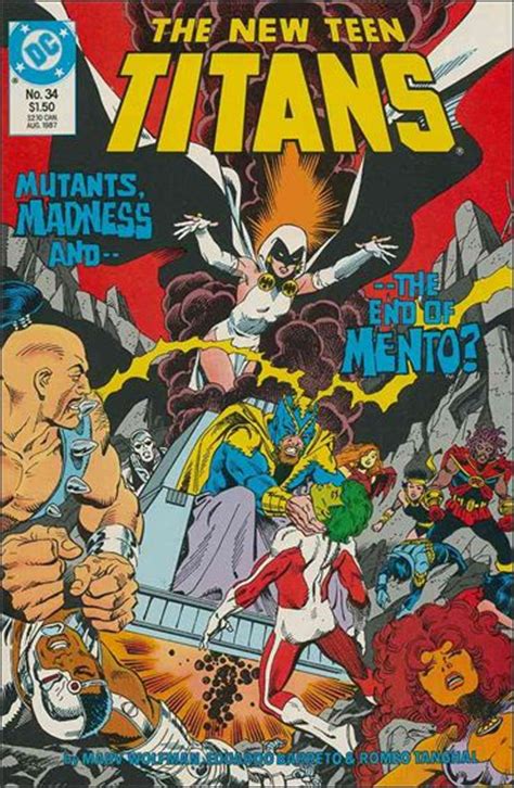 New Teen Titans 34 A Aug 1987 Comic Book By Dc