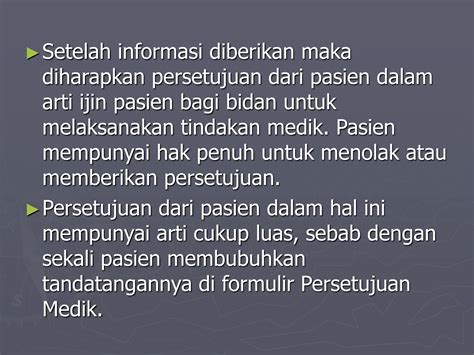 Informed Consent Persetujuan Tindakan Medis Oleh Pasien Ppt