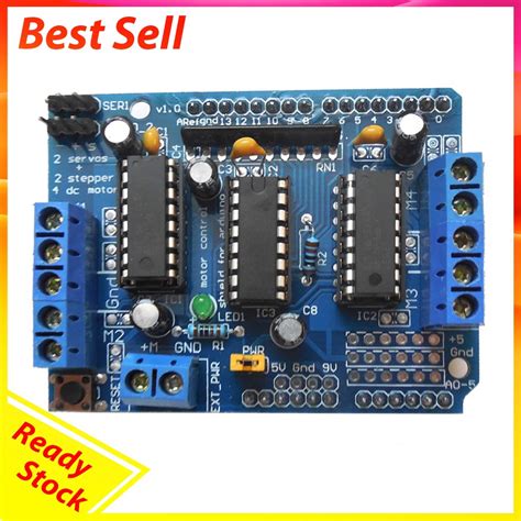 L D Motor Drive Shield Expansion Board For Arduino Duemilanove Mega