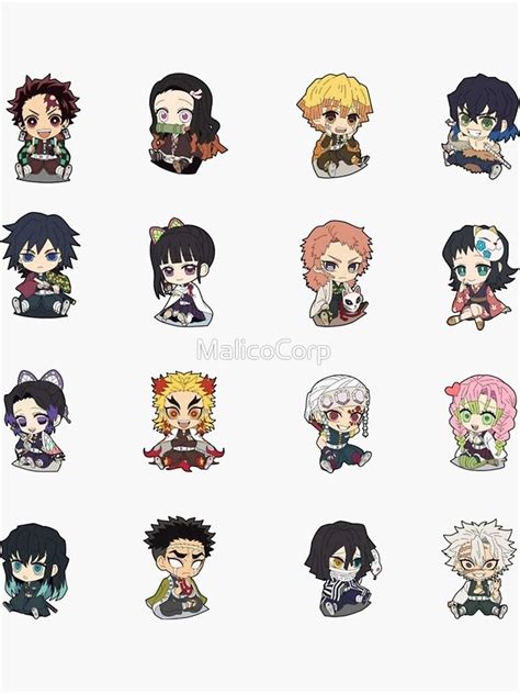 Kimetsu No Yaiba Stickers For Sale Pegatinas Bonitas Dibujos Kawaii