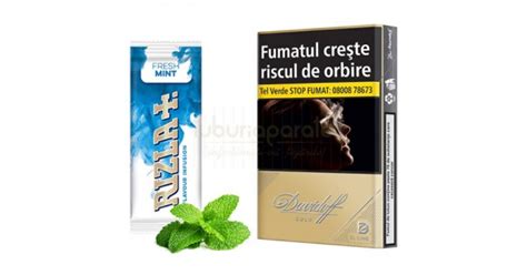 Tigari Slim Davidoff Gold Slim Tutungerie TuburiAparate Ro