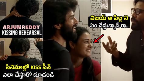 Vijay Deverakonda Kiss Scenes Rehearsal Video Sandeep Reddy Vanga