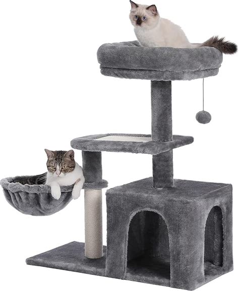 Pawz Road Kattenboom Voor Kleine Katten Pluche Kattentoren Met Groot