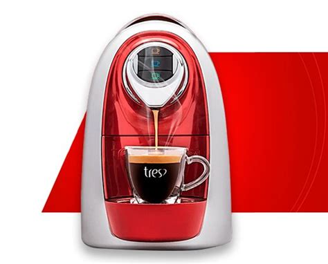 Cafeteira Espresso TRES 3 Corações Modo S04 Sistema Cápsula Vermelho