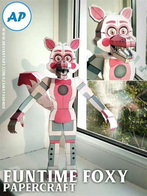 Pin By Nahiana Valencia On Aburiia Funtime Foxy Fnaf Crafts Paper Doll Template