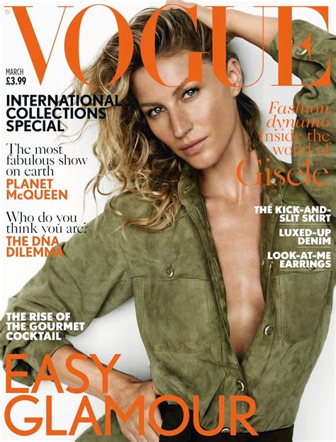 Nicola Loves Coverin It Gisele Bündchen on British Vogue