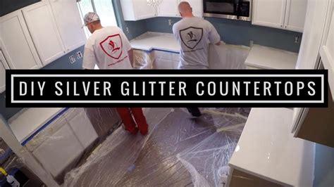 Silver Glitter Countertop Coating Leggari Products Diy Countertop Kit Youtube