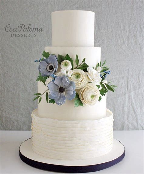 Wedding Cakes Km Modwedding Wedding Cake Toppers Floral