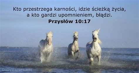 21 lutego 2024 Biblijny werset dnia Przysłów 10 17 DailyVerses net