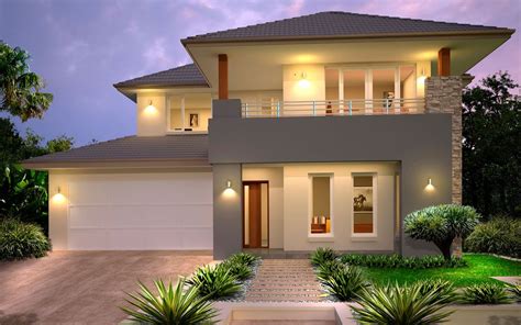 New Home Builders Mayfair 34 Double Storey Home Designs Facade