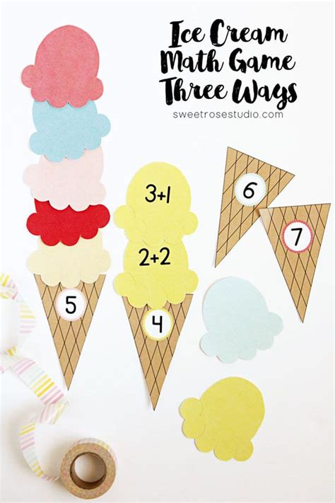 Ice Cream Math Game Math Games Fun Math Math