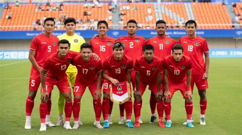 Susunan Pemain Timnas Indonesia U Vs Korea Utara Di Asian Games