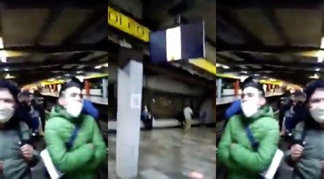 Proyectaron Un Video íntimo En El Metro De Cdmx Usuarios Captaron El