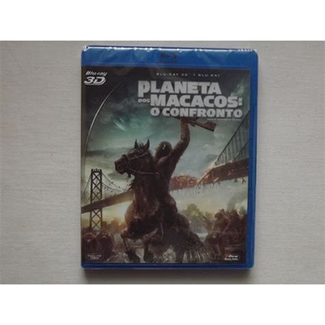 Blu Ray Planeta Dos Macacos O Confronto 3D 2D Novo Original