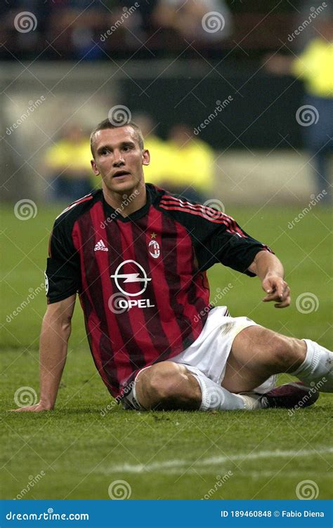 Andriy Shevchenko In Action During The Match Editorial Stock Photo