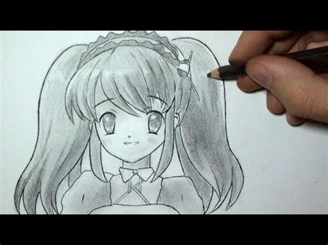 Comment Dessiner Un Visage Manga Fille Tutoriel Youtube