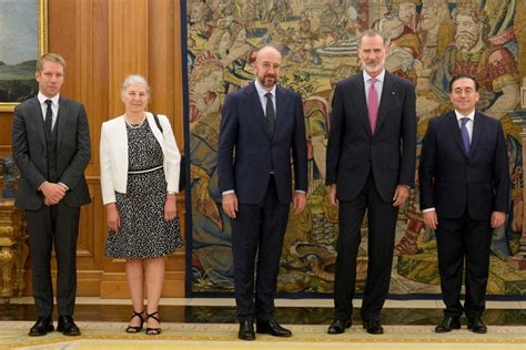 Felipe Vi Recibe A Von Der Leyen Y A Los Comisarios Europeos En El